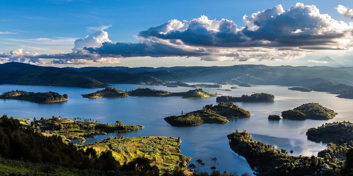 Islands of Lake Bunyonyi, Uganda