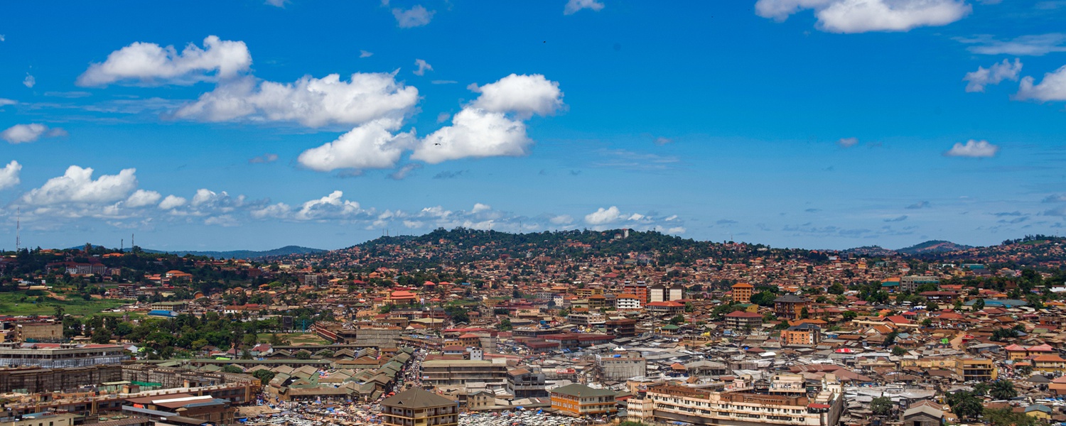 View of Kampala from Uganda National Mosque 