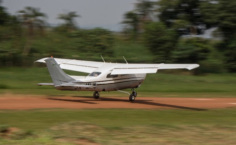 Flight on one of our Uganda flying safaris